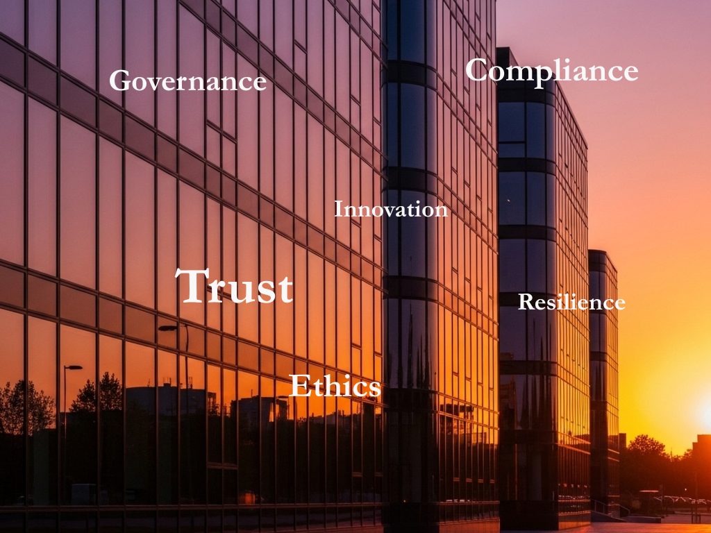 governance compliance trust resilience transparency ethics innovation security1